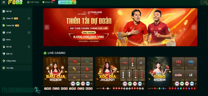 FO88 là nền tảng cá cược trực tuyến hiện đại tại thị trường Việt Nam