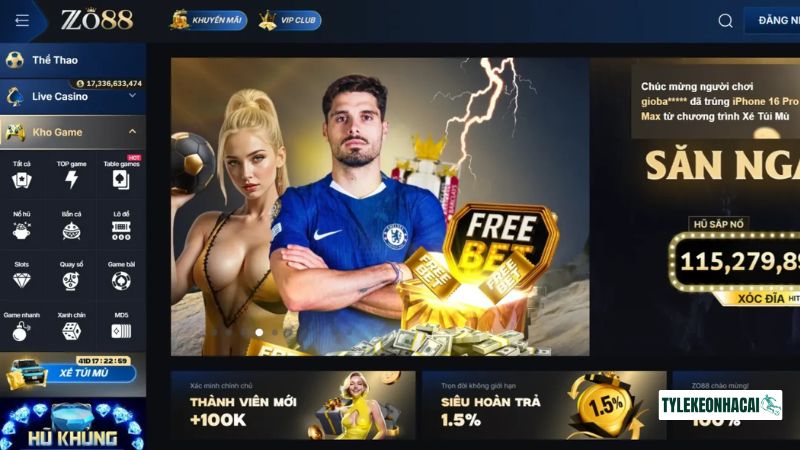 Giao diện nhà cái