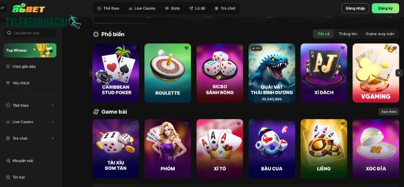 Ưu điểm nổi bật tại nhà cái thu hút đông đảo khách hàng