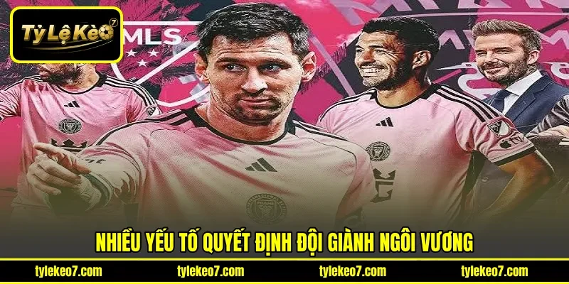 Nhiều yếu tố quyết định đội giành ngôi vương