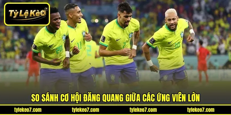 So sánh cơ hội đăng quang giữa các ứng viên lớn